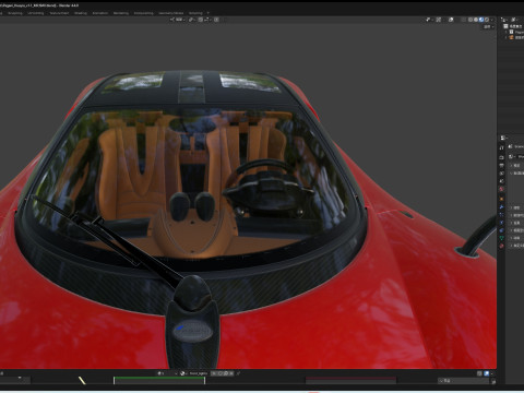Pagani Huayra 3D 모델