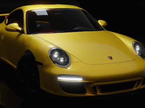 Porsche 911 Carrera GTS 3D Модель