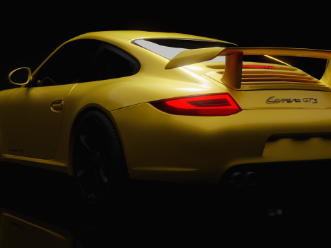 Porsche 911 Carrera GTS 3D मॉडल