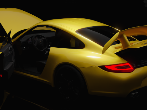 Porsche 911 Carrera GTS 3D मॉडल