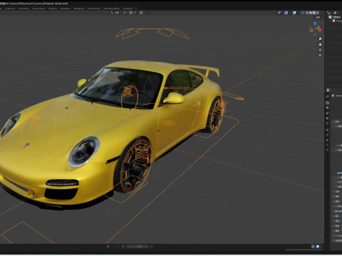 Porsche 911 Carrera GTS 3D Model