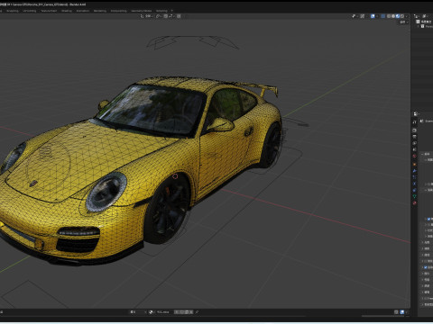 Porsche 911 Carrera GTS 3D मॉडल
