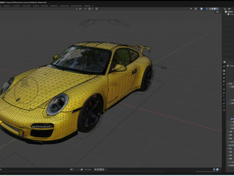 Porsche 911 Carrera GTS 3D Model