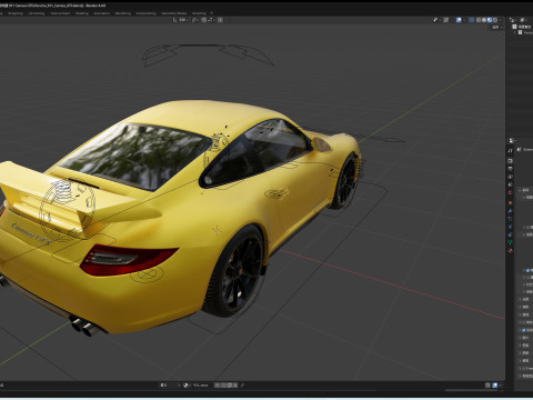 Porsche 911 Carrera GTS 3D मॉडल
