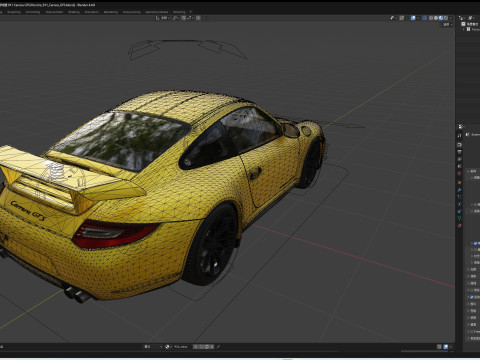 Porsche 911 Carrera GTS 3D मॉडल
