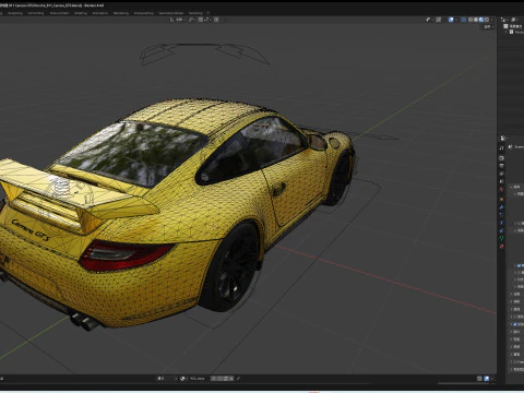Porsche 911 Carrera GTS 3D Model
