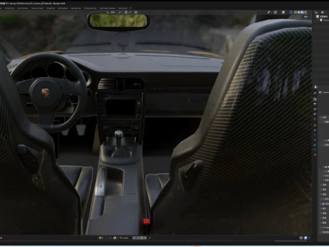 Porsche 911 Carrera GTS 3D Model