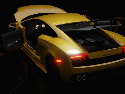 Gallardo LP570-4 Superleggera 3Dモデル