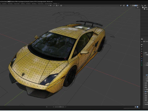 Gallardo LP570-4 Superleggera 3D Model