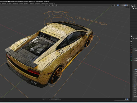 Gallardo LP570-4 Superleggera 3D Model