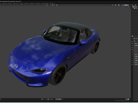 Mazda MX-5 Miata 3D Model