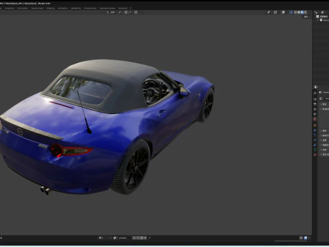 Mazda MX-5 Miata 3D Model