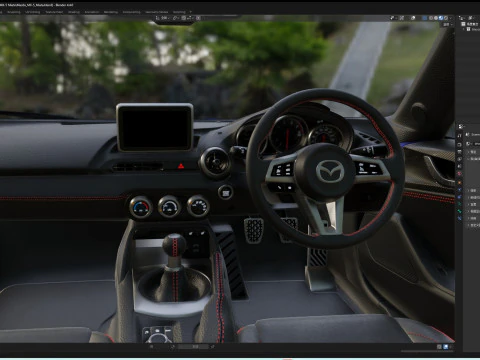 Mazda MX-5 Miata 3D Model