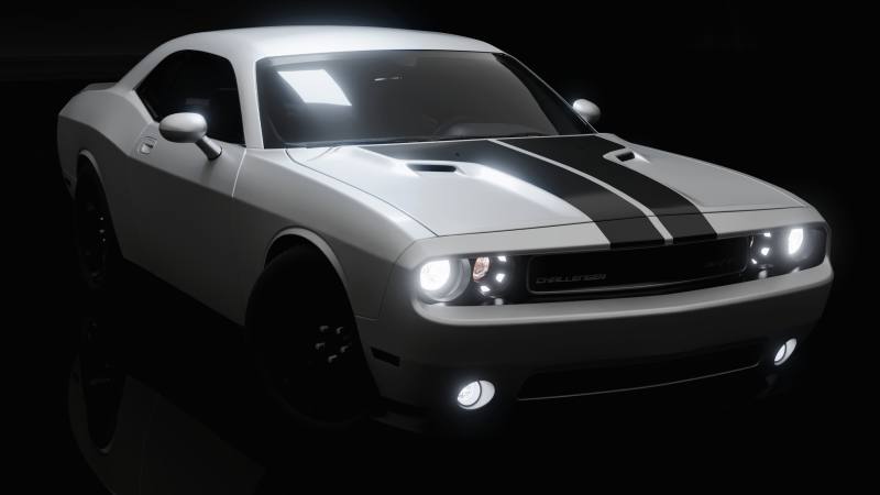 Dodge Challenger SRT8 3D-Modell .c4d .max .obj .3ds .fbx .stl .blend 