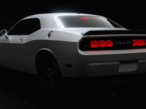 Dodge Challenger SRT8 3D-Modell