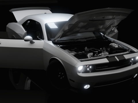 Dodge Challenger SRT8 3D-Modell