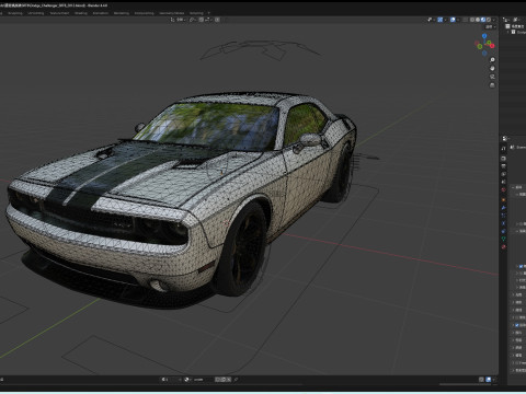 Dodge Challenger SRT8 3D-Modell