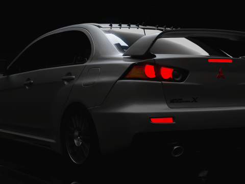 Mitsubishi Lancer Evolution X 3Dモデル