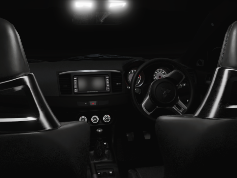 Mitsubishi Lancer Evolution X 3Dモデル