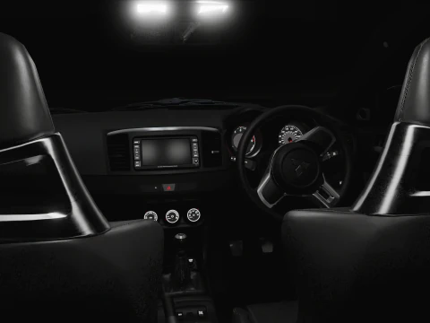 Mitsubishi Lancer Evolution X 3D Model