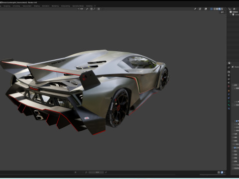 Veneno 3D 모델
