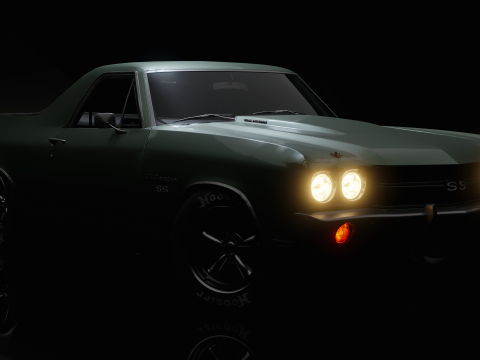 Chevrolet El Camino SS 3D Model