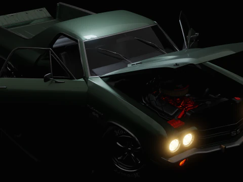 Chevrolet El Camino SS 3D Model