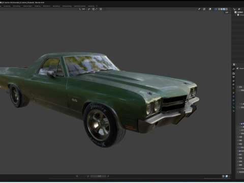 Chevrolet El Camino SS 3D Model