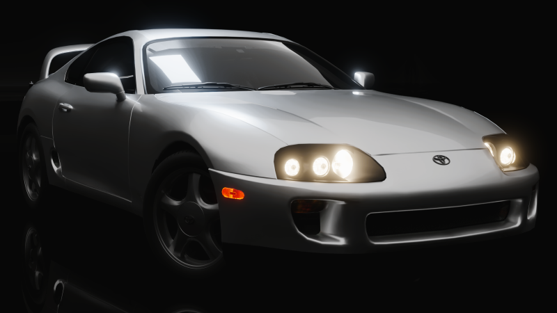 Toyota Supra MKIV 3Dモデル .c4d .max .obj .3ds .fbx .stl .blend 