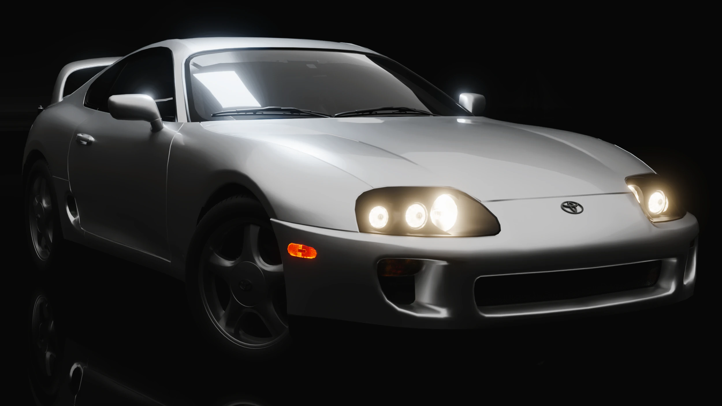 Toyota Supra MKIV 3D Model .c4d .max .obj .3ds .fbx .stl .blend 