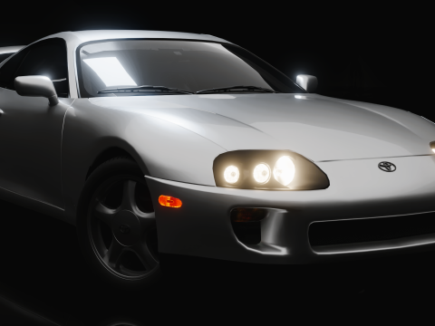 Toyota Supra MKIV Modelo 3D