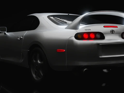 Toyota Supra MKIV 3D Model