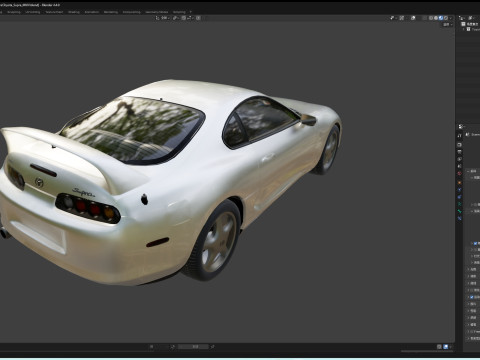 Toyota Supra MKIV 3Dモデル
