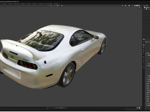Toyota Supra MKIV 3D Model