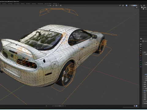 Toyota Supra MKIV 3D Model