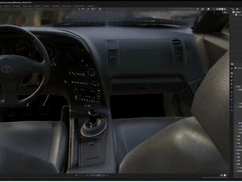 Toyota Supra MKIV 3D Model