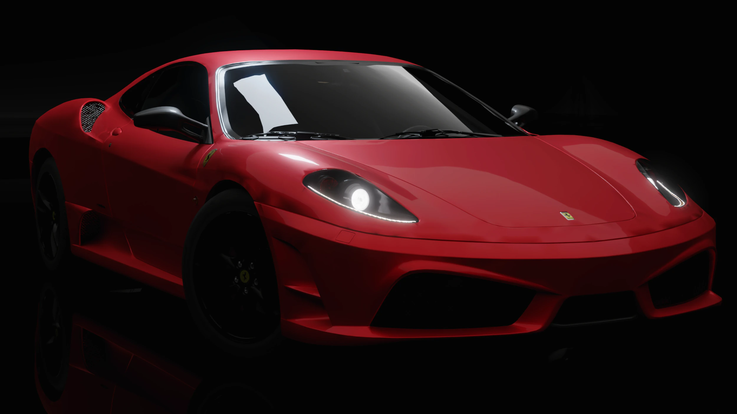 Ferrari F430 Scuderia 3D Model .c4d .max .obj .3ds .fbx .stl .blend