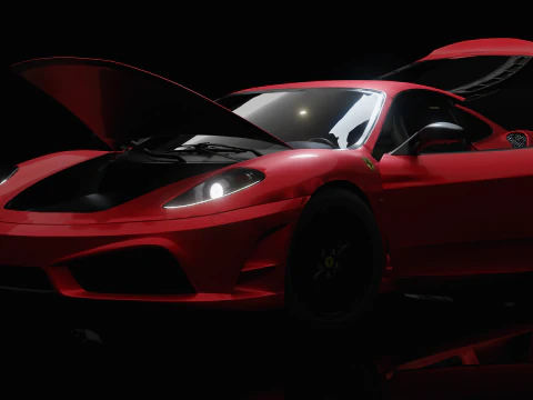 Ferrari F430 Scuderia 3D Model