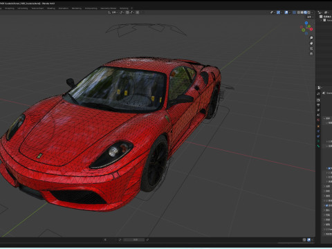 Ferrari F430 Scuderia 3D Model