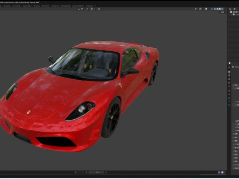 Ferrari F430 Scuderia 3D Model