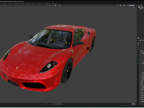 Ferrari F430 Scuderia 3D Model