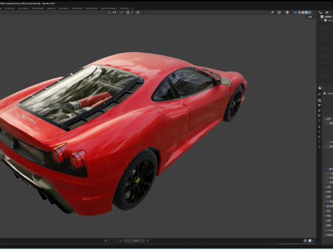 Ferrari F430 Scuderia 3D Model