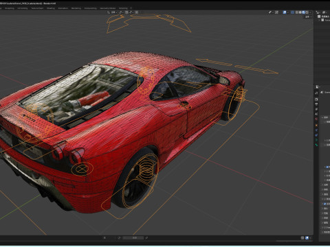 Ferrari F430 Scuderia 3D Model