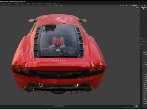 Ferrari F430 Scuderia 3D Model