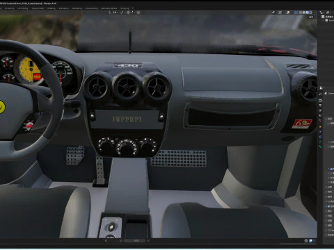 Ferrari F430 Scuderia 3D Model