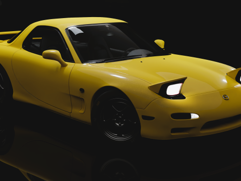 Mazda RX-7 FD3S 3D Model