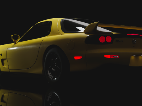 Mazda RX-7 FD3S 3D Model
