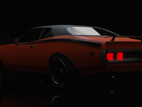 Dodge Charger Super Bee 1971 3D Model