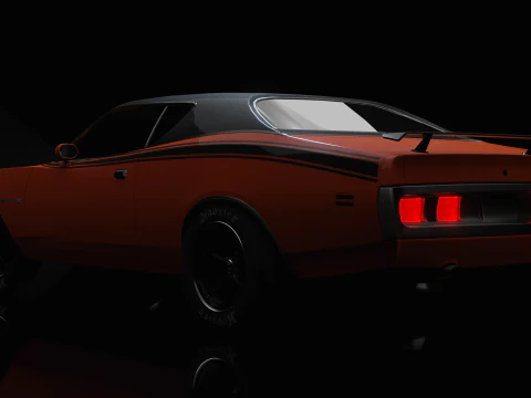 Dodge Charger Super Lebah 1971 Model 3D