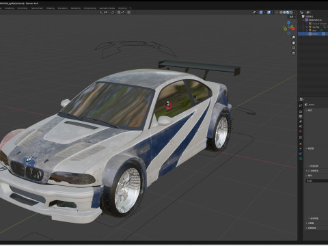 M3 E46 Modelo 3D